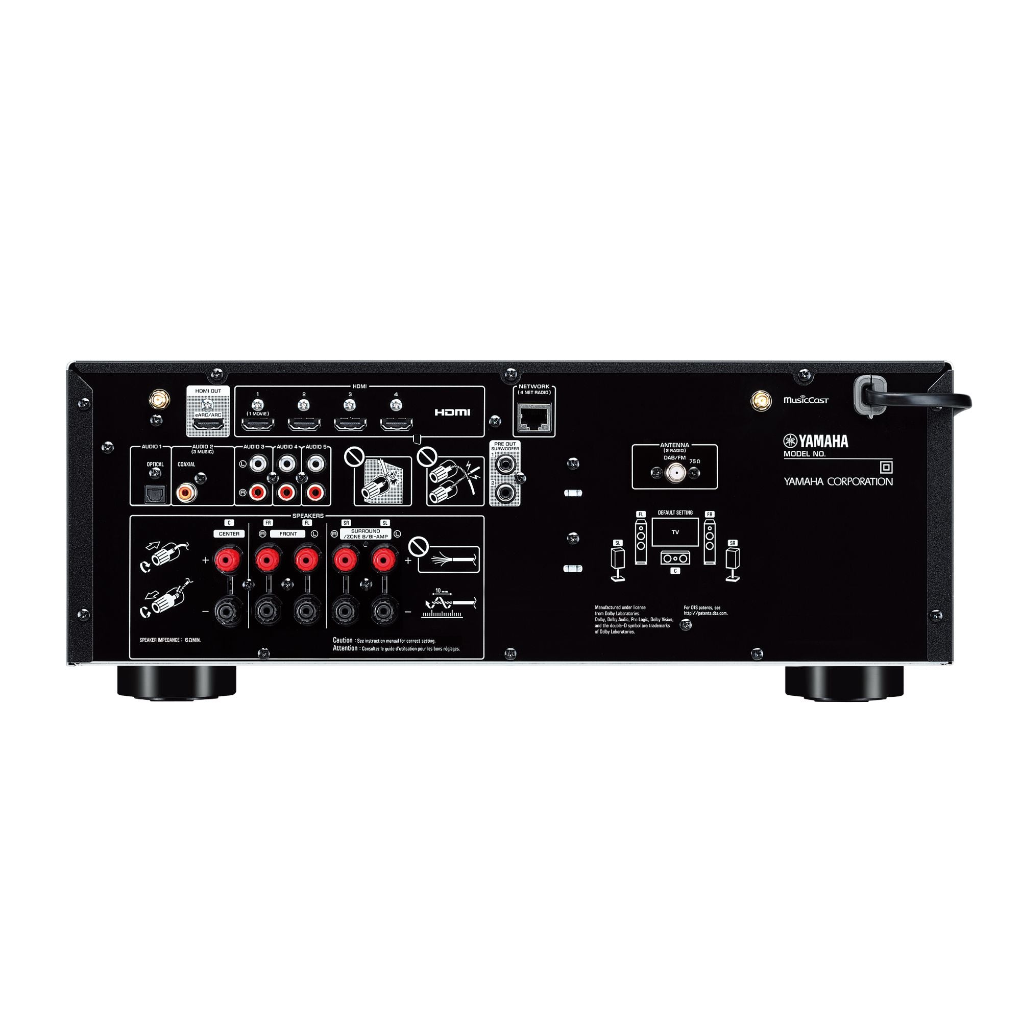 Yamaha RX-V4A - 5.2 Channel AV Receiver