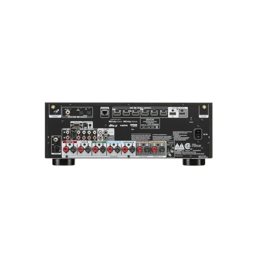Denon AVR-X2800H 7.2 Channel 8K AV Receiver