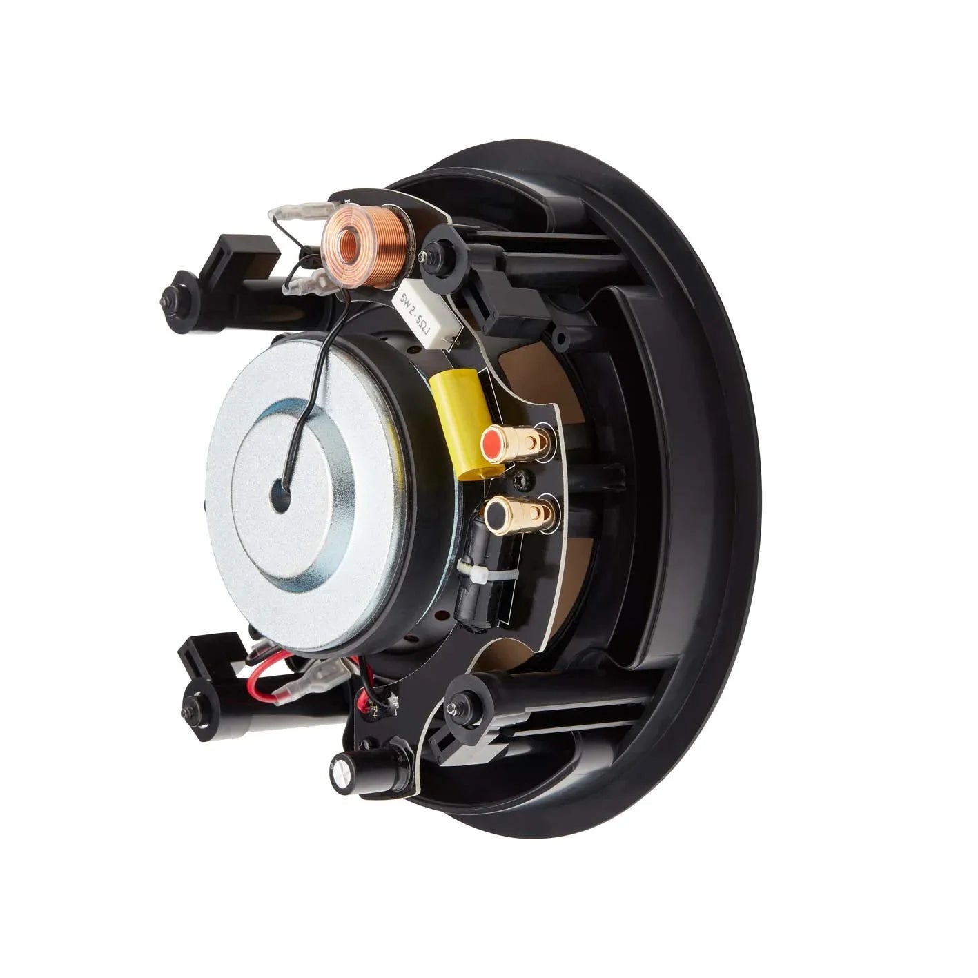 Mechanical component with black casing and visible wiring 