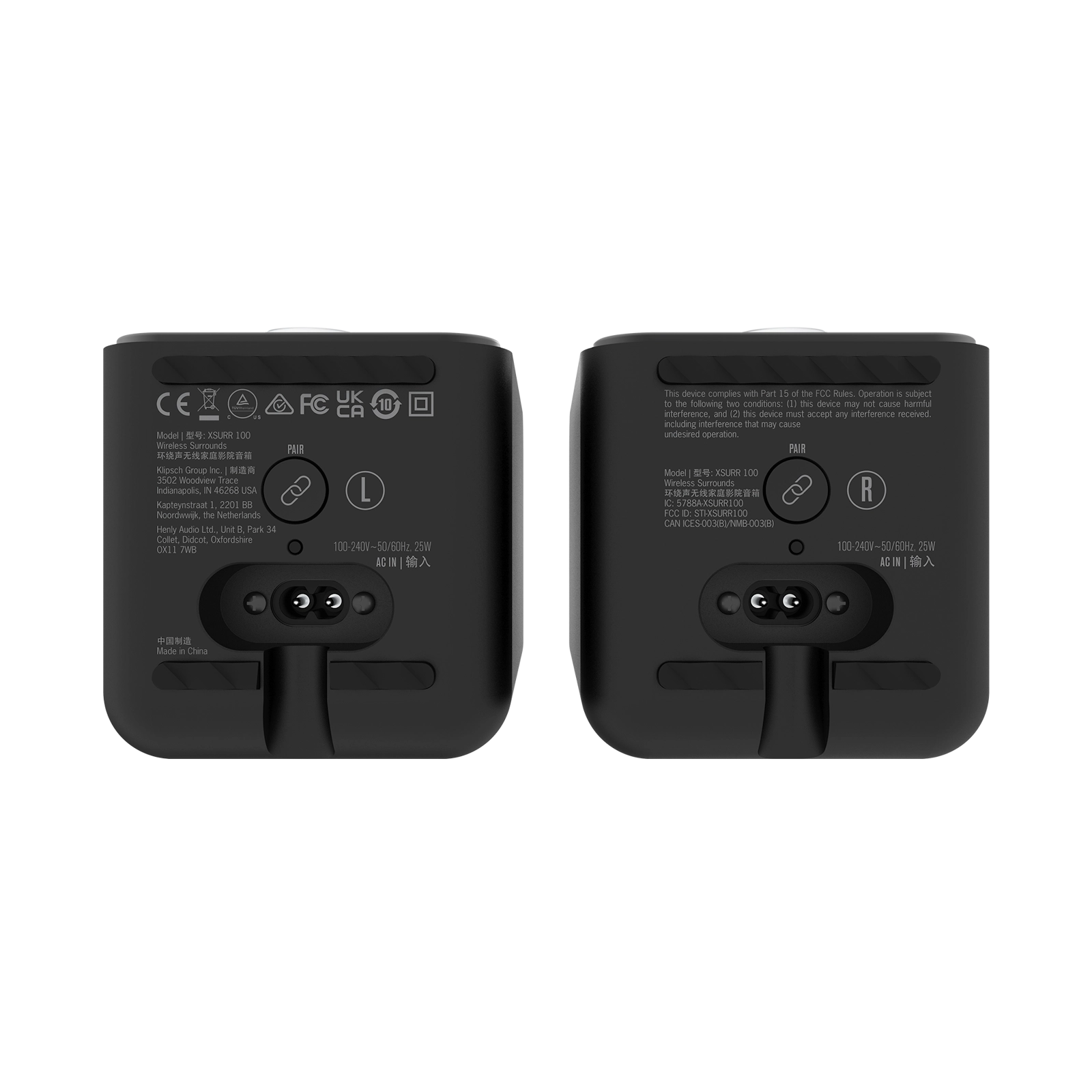 Klipsch Flexus Surr 100 Wireless Surround Sound Speakers (Pair)