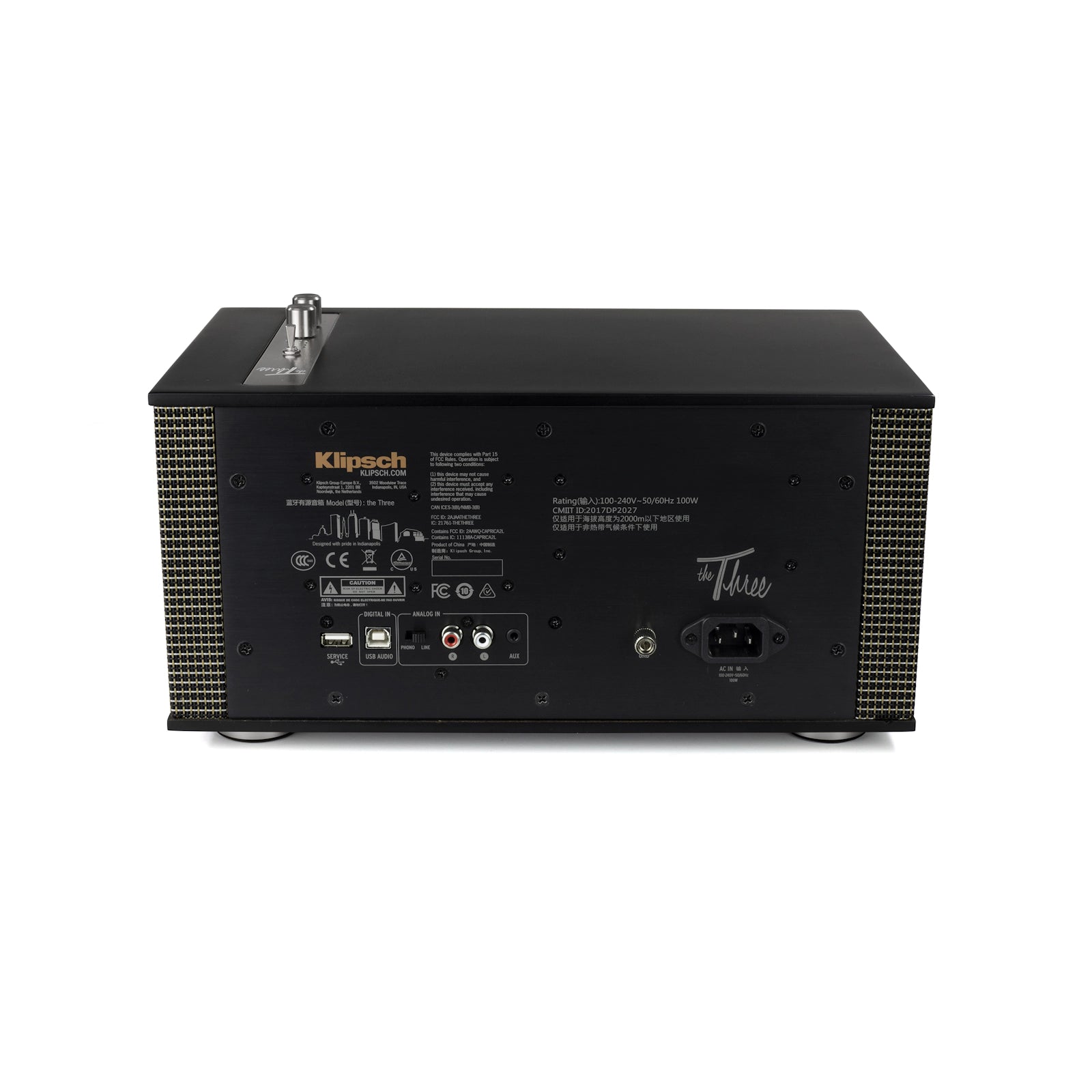 Klipsch The Three II 80 Watt Wireless Bluetooth Bookshelf
