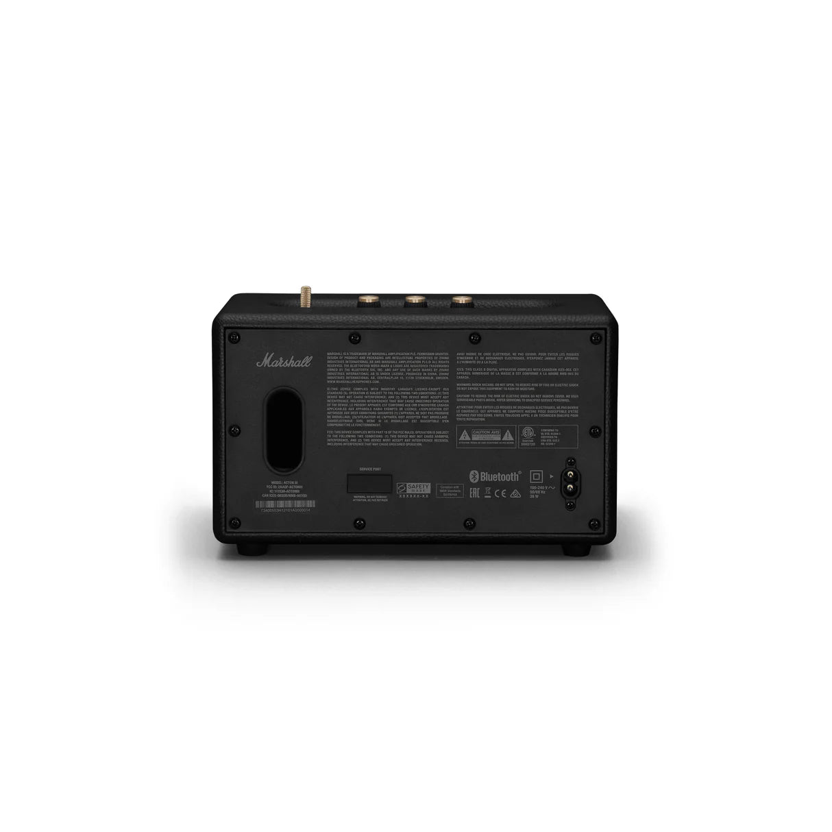 marshall speaker back side