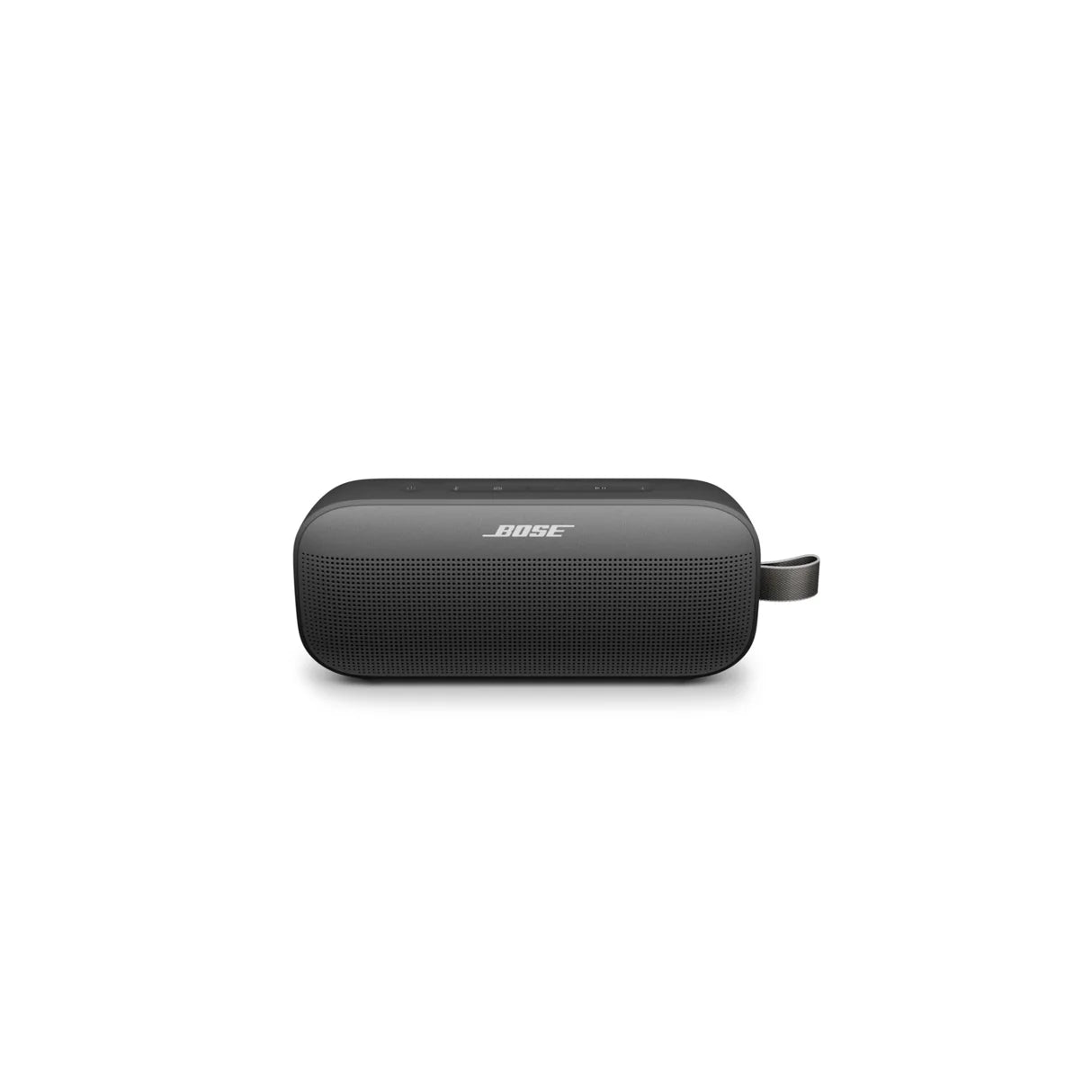 Silver speaker on a white background