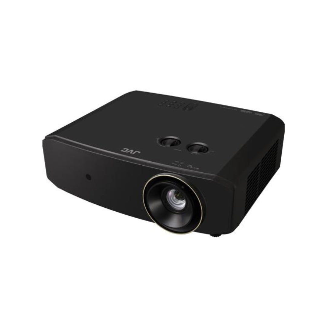 Black projector on a white background