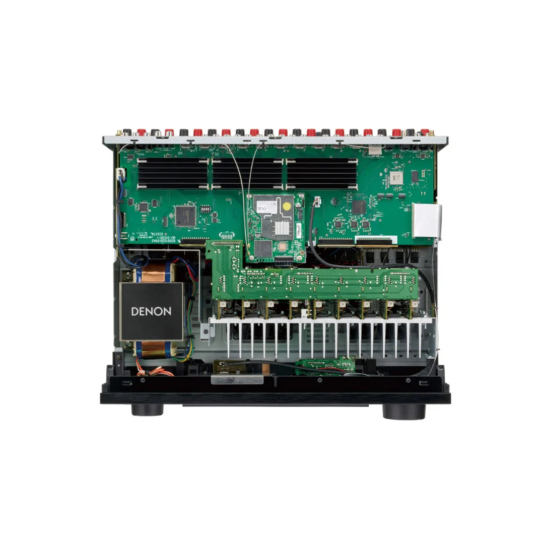 Audio receiver with speakers and remote control