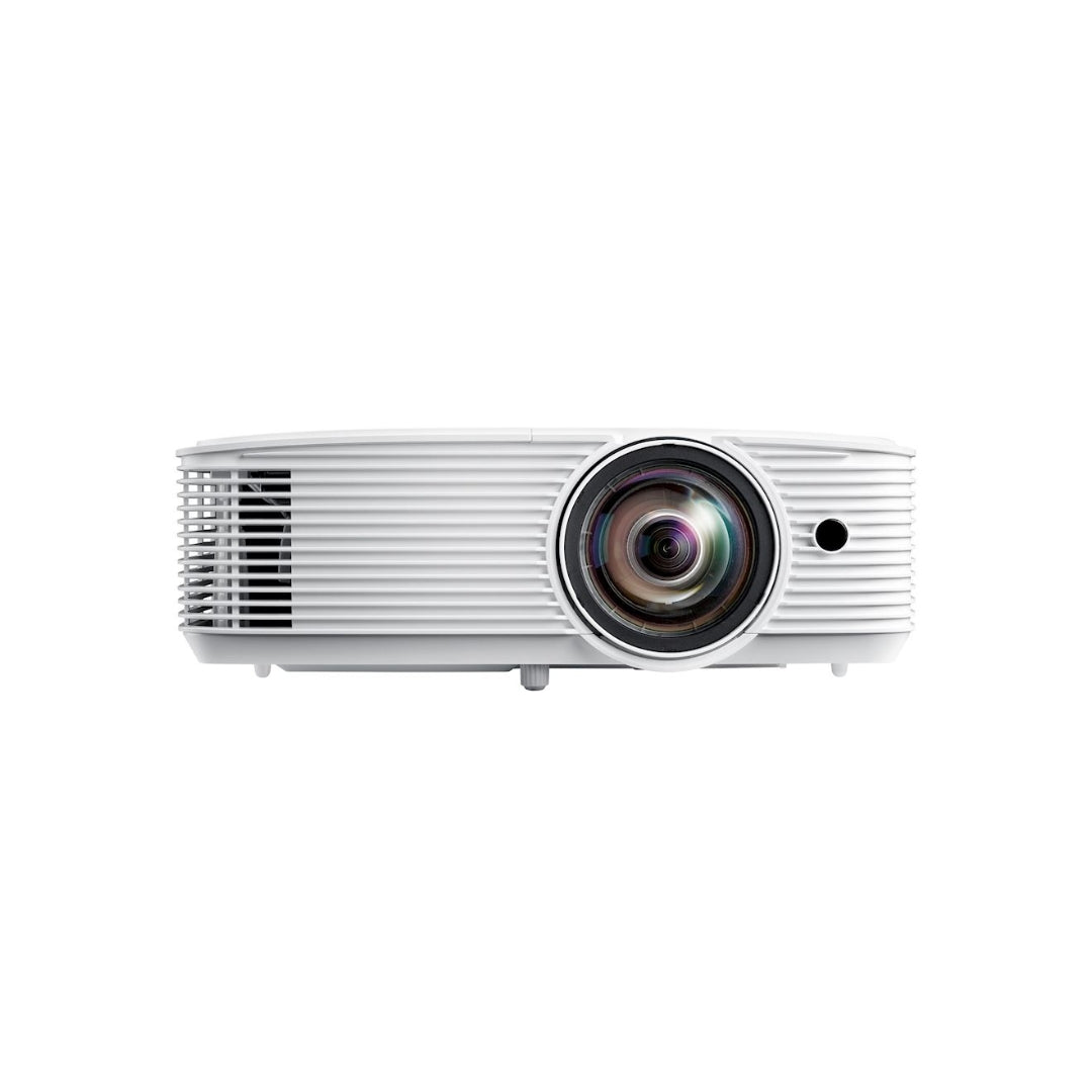 White projector on a white background