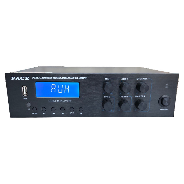 PACE PA-60 Mini Public Address Mixer Amplifier with Bluetooth
