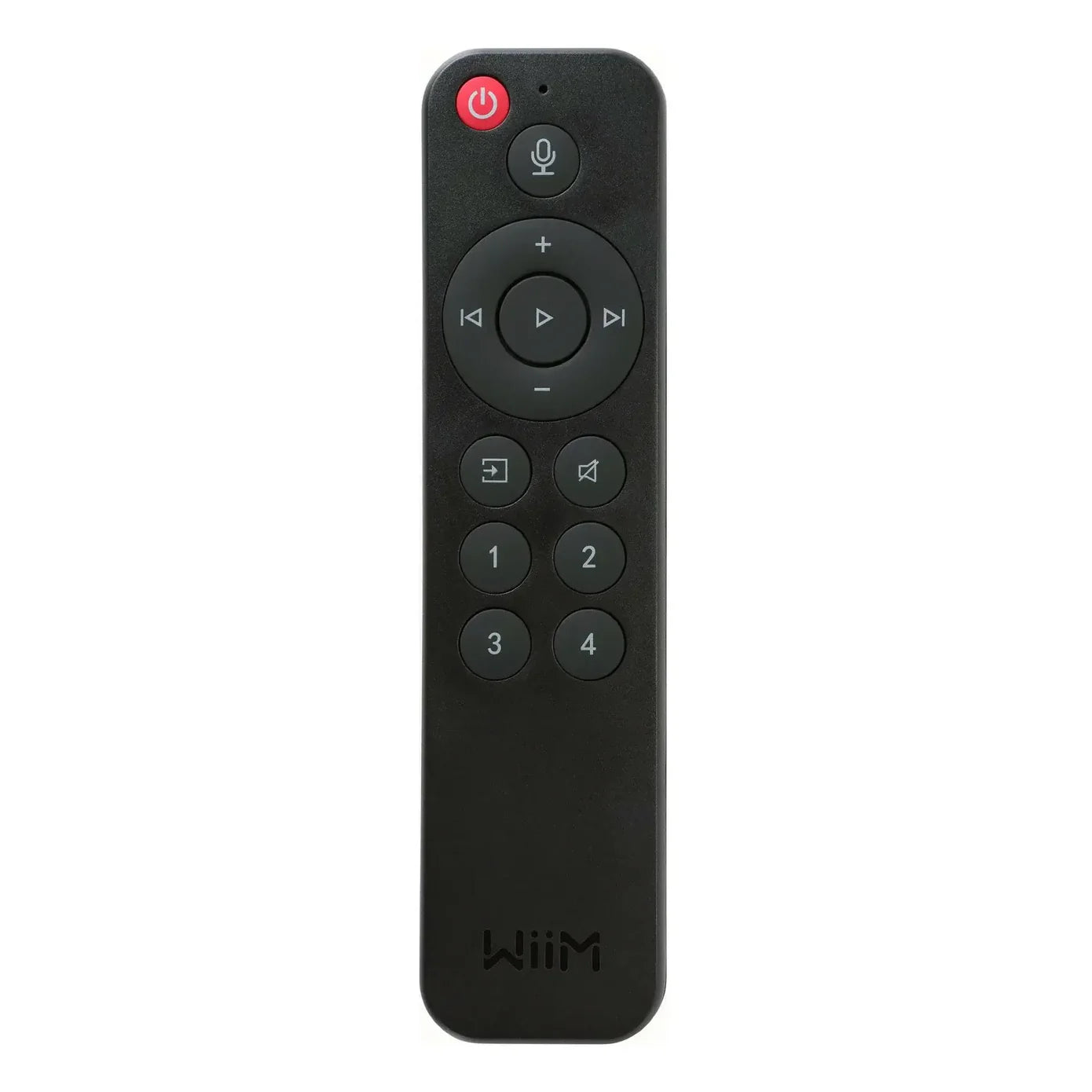 Gray electronic device with a brand logo on a white background